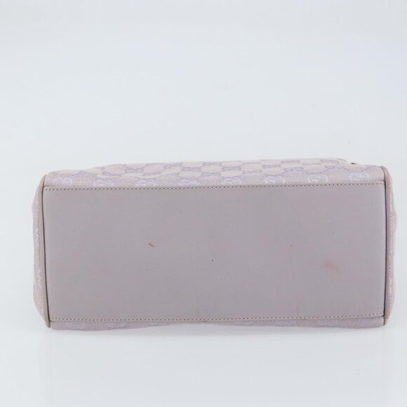 Authentic GUCCI GG Canvas Shoulder Bag Purple Gold 92699 - Picture 16 of 16